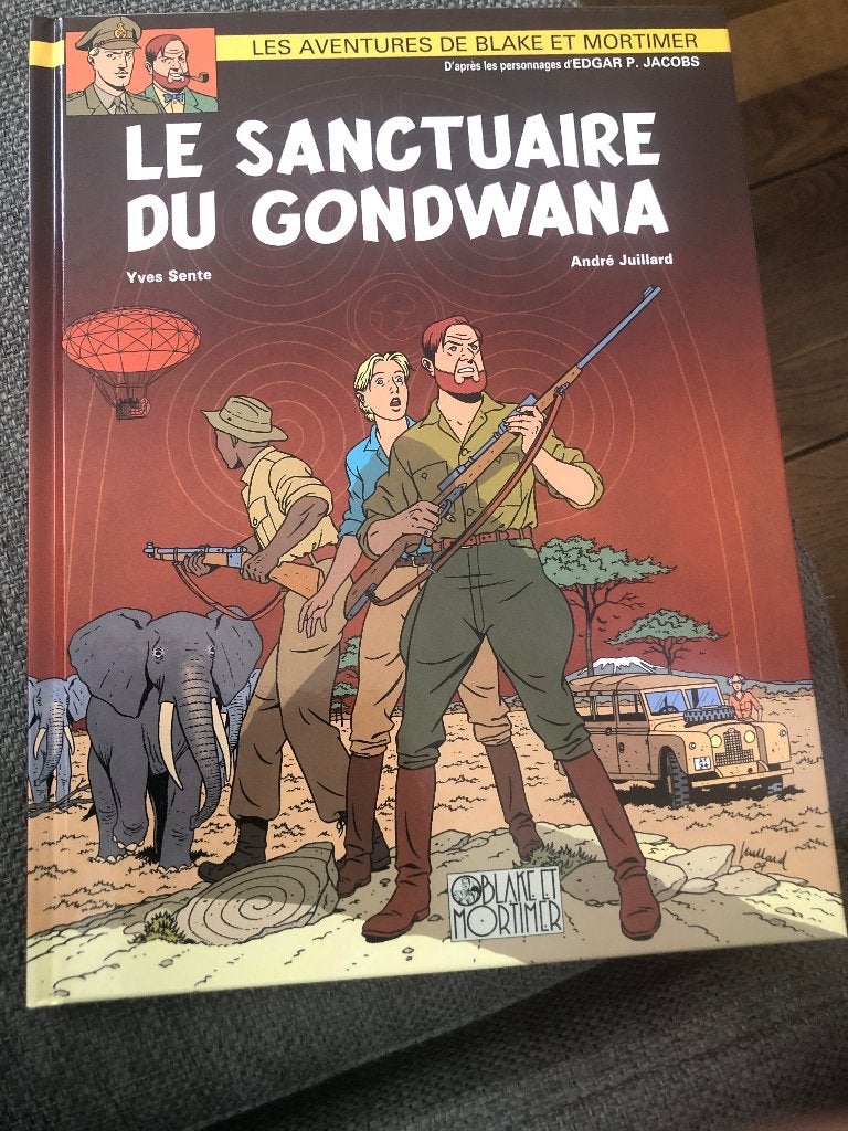 Le sanctuaire du Gondwana Blake en Mortimer HC fr k4, Eén stripboek, Ophalen of Verzenden, Zo goed als nieuw