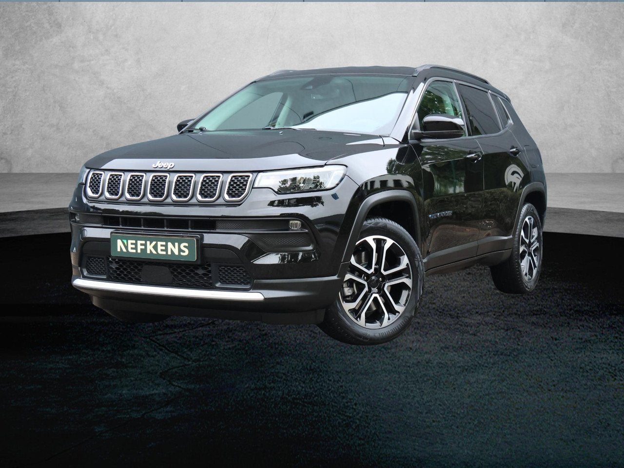 Jeep Compass 240pk Plug-in Hybrid Limited | 1ste eigenaar |, Auto's, Automaat, Dealer onderhouden, Gebruikt, 4 cilinders