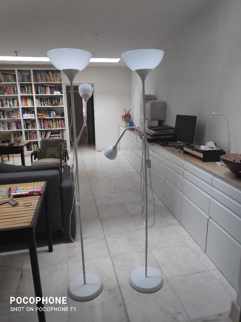 2 ikea lampen, Ophalen, Kunststof, Zo goed als nieuw, 150 tot 200 cm