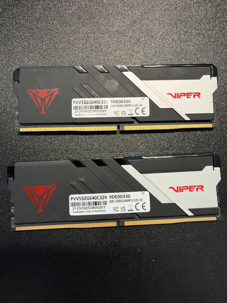 Patriot Viper Venom RGB 32GB DDR5-6400 CL32 – NIEUW, Computers en Software, 32 GB, Nieuw, Ophalen of Verzenden, Desktop