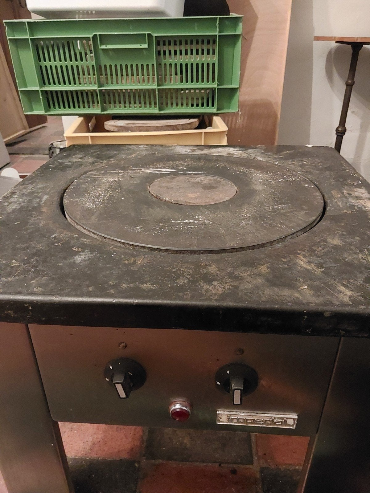 Hokker electrisch krachtstroom, kookplaat, Witgoed en Apparatuur, Ophalen, Gebruikt, Minder dan 85 cm, 60 cm of meer