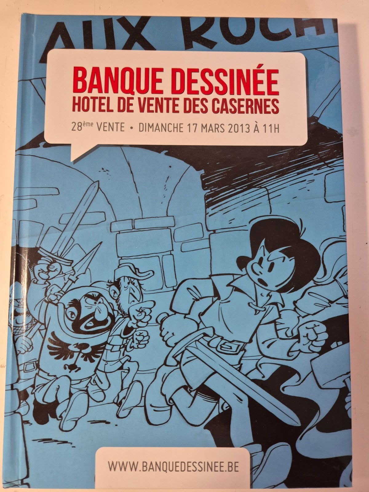 Collectie veilingcatalogi Banque Dessinée (8 stuks), Meerdere stripboeken, Ophalen of Verzenden, Zo goed als nieuw