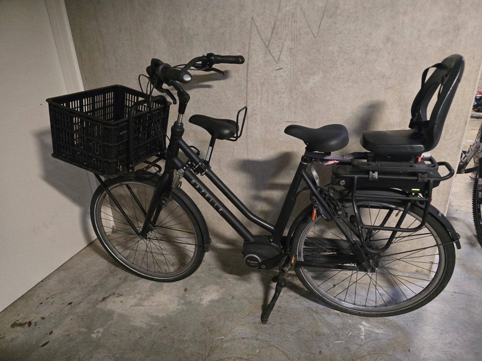 Gazelle Heavy Duty elektrische fiets, bouwjaar 2021, Fietsen en Brommers, Fietsen | Dames | Moederfietsen, Ophalen, 2 zitjes, Gebruikt