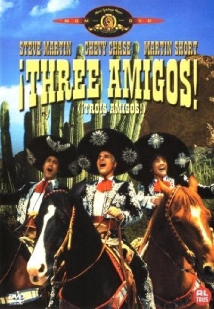 ¡Three Amigos! (1986) DVD Chevy Chase Steve Martin CLASSIC, Alle leeftijden, Ophalen of Verzenden, Zo goed als nieuw, Komedie