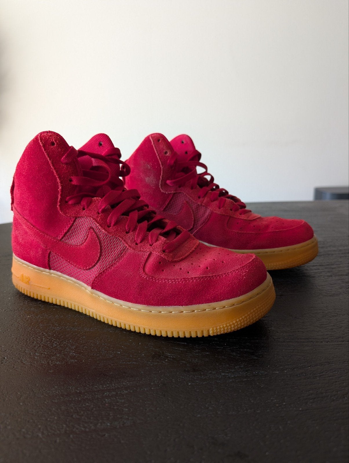 Nike Air Force 1 High '07 LV8 'Gym Red' 44.5, Ophalen of Verzenden, Gedragen, Overige kleuren