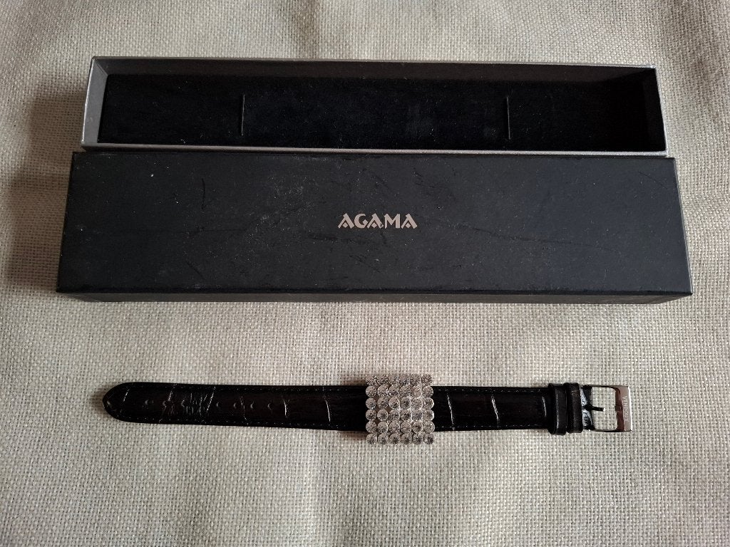 Armband Vera Pelle armband, Ophalen of Verzenden, Zo goed als nieuw, Zwart, Zilver