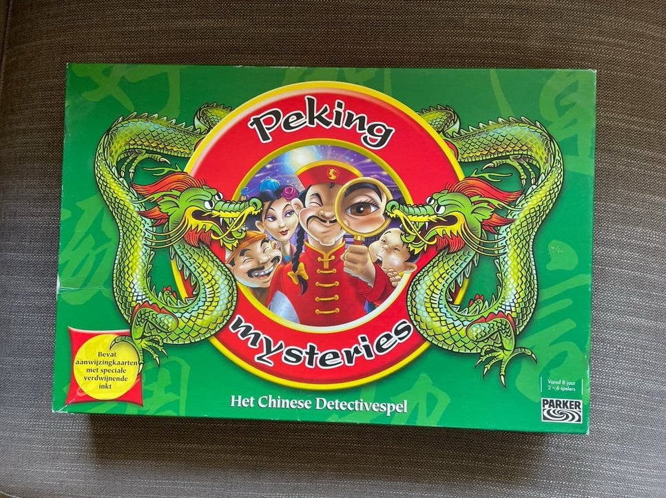 Peking Mysteries: Het Chinese Detectivespel, Vijf spelers of meer, Ophalen of Verzenden, Zo goed als nieuw