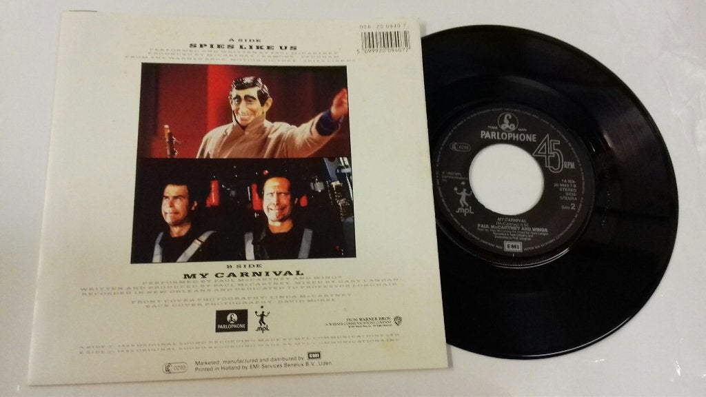 Paul McCartney VINYL SINGLE NIEUW ! Spies Like Us Beatles, 7 inch, Pop, Nieuw in verpakking, Fotohoes
