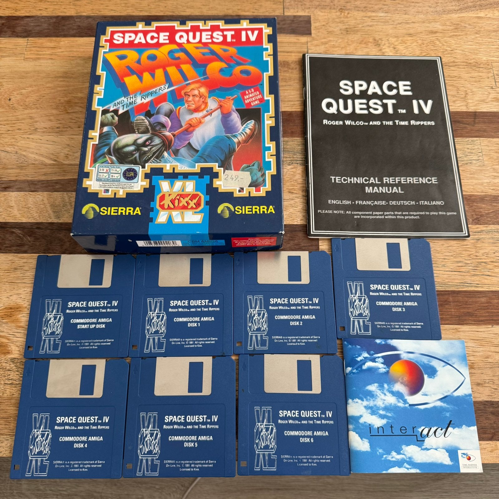 Space Quest IV: Roger Wilco and the Time Rippers Amiga, Computers en Software, Vintage Computers, Ophalen of Verzenden