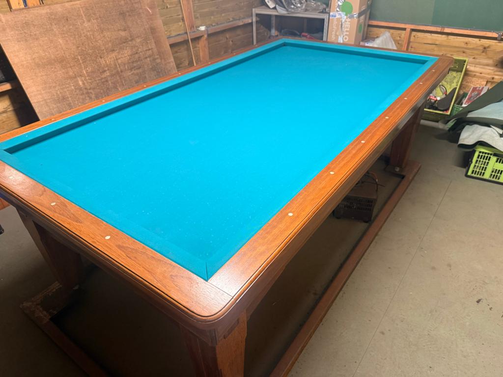 Pasmas Biljarttafel met accessoires, Ophalen, Gebruikt, Biljarttafel