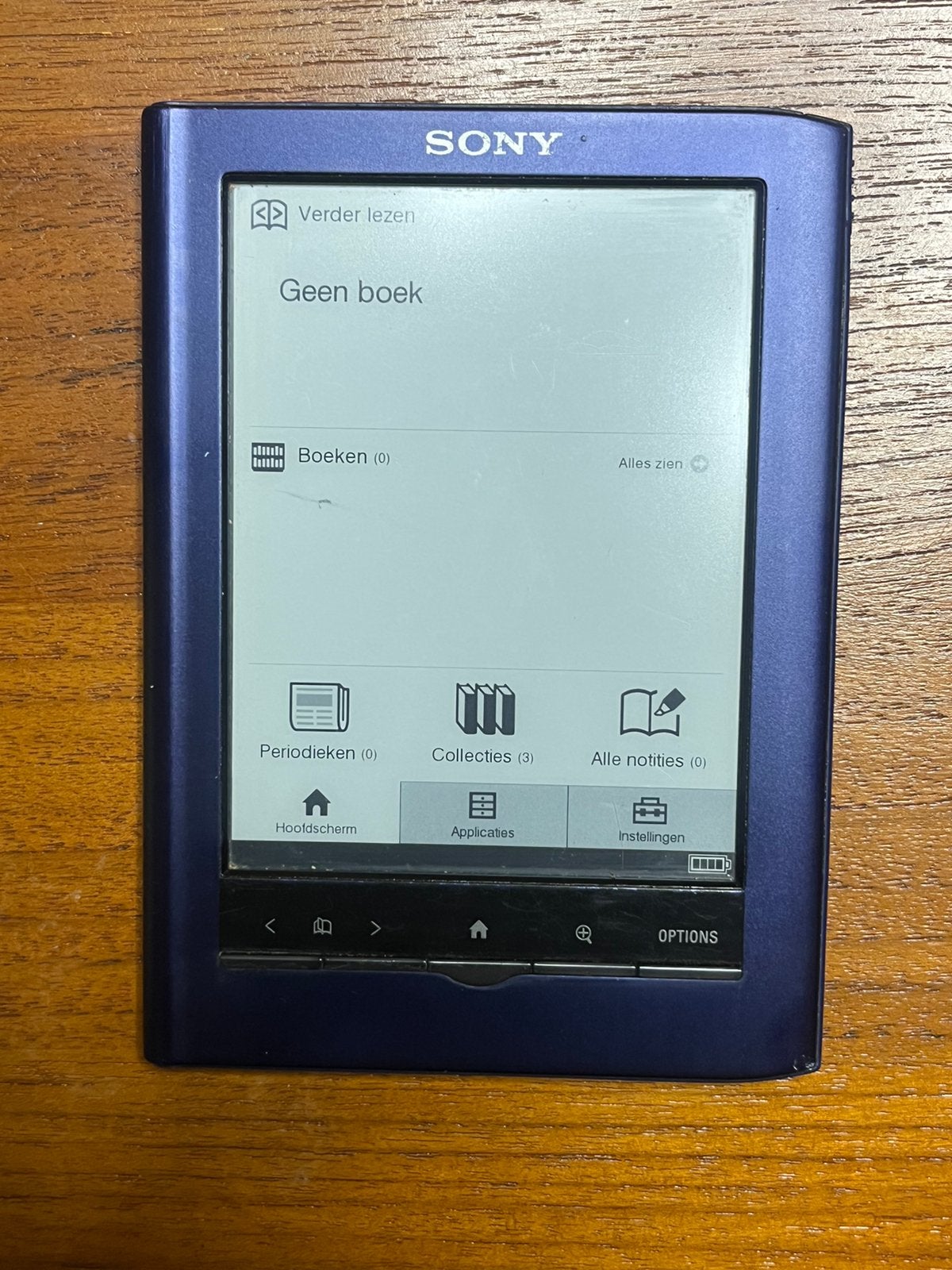 Sony Reader Pocket Edition (model PRS-350), Computers en Software, E-readers, Gebruikt, Ophalen of Verzenden, 4 GB of minder, Touchscreen