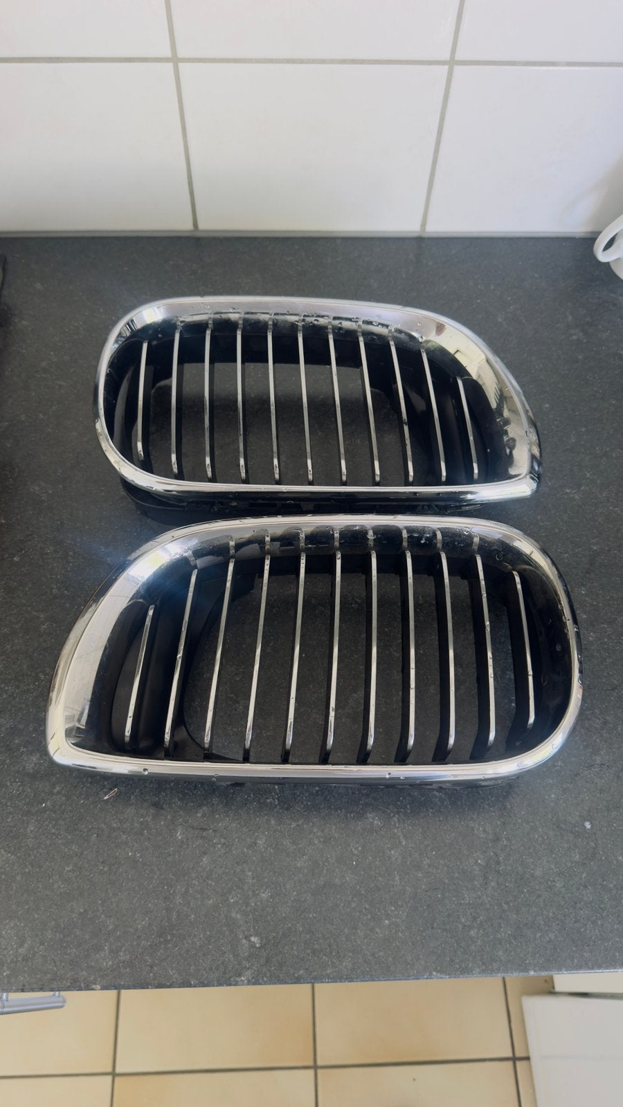 Bmw e46 facelift nieren chrome, Verzenden, BMW