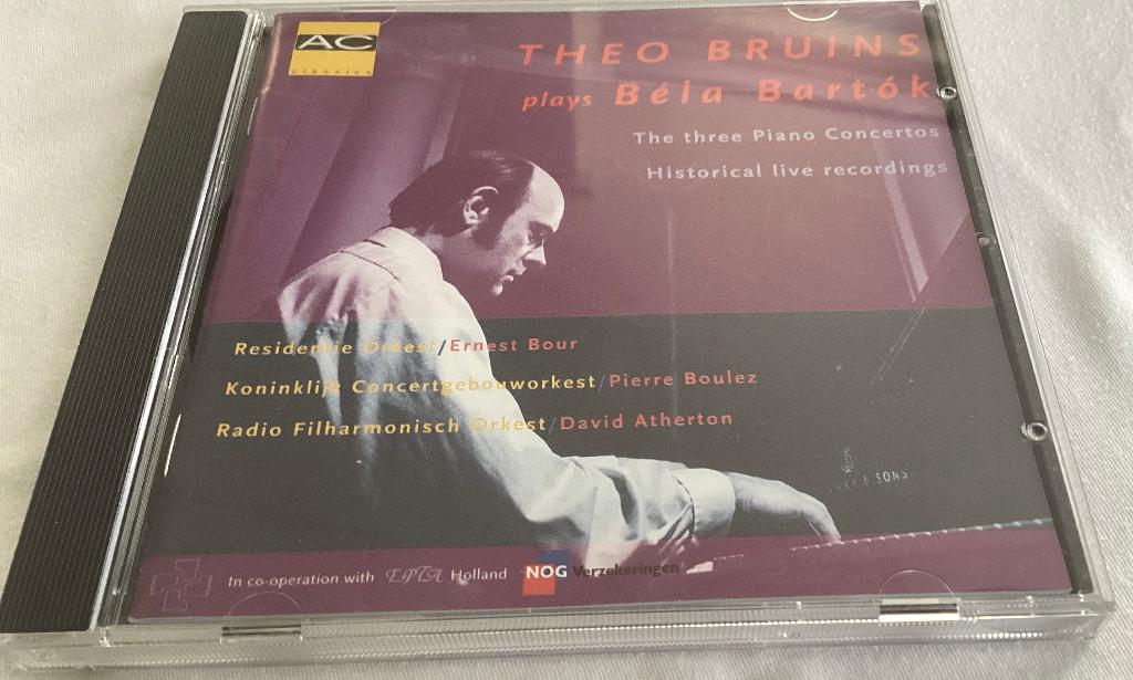 Theo Bruins plays Béla Bartók Cd, Ophalen of Verzenden, Barok, Gebruikt, Overige typen