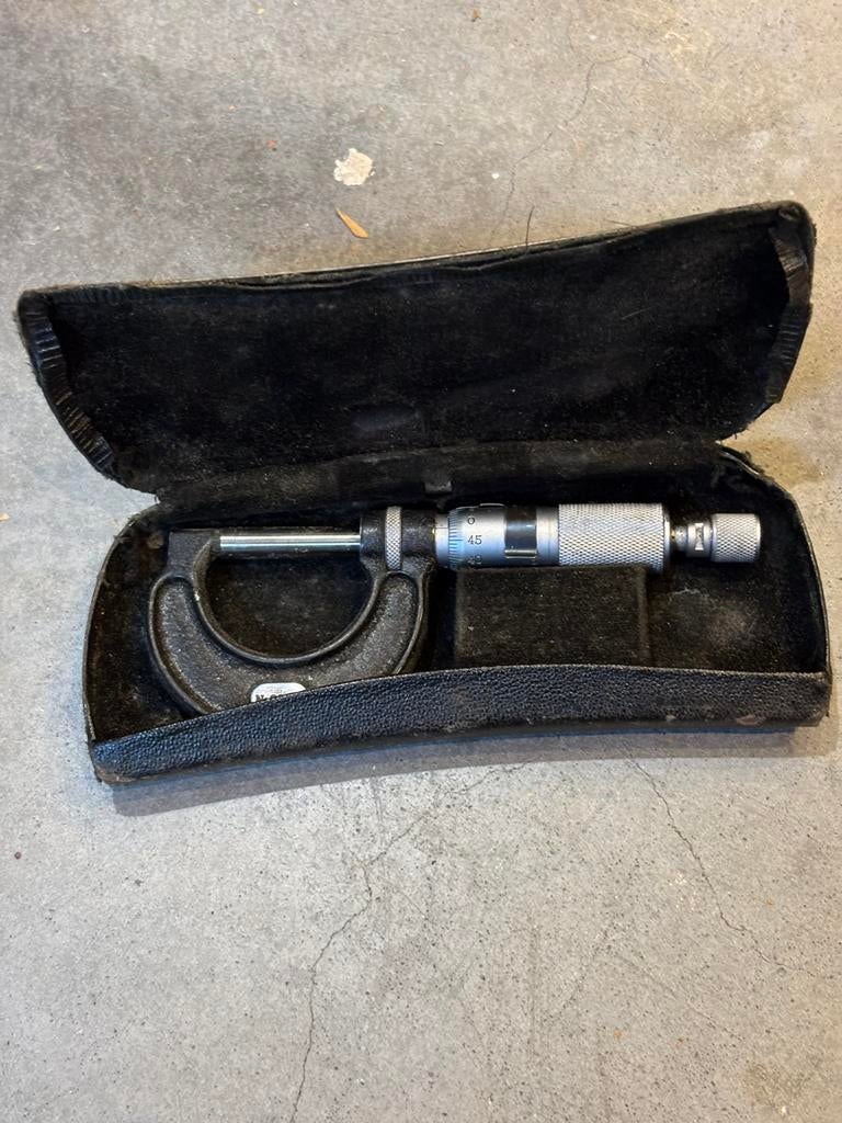 Analoge micrometer, Ophalen, Gebruikt