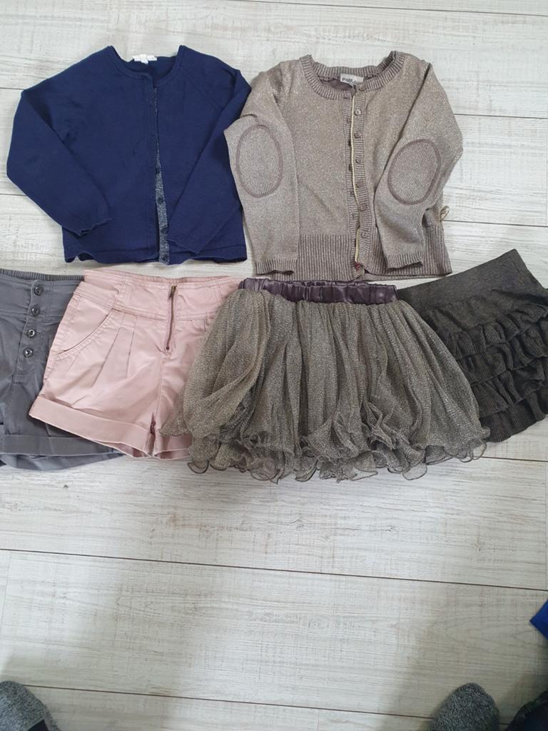 Pomdeluxe vestjes, broekjes, rokjes mt 110/116, Ophalen of Verzenden, Zo goed als nieuw, Meisje, Broek
