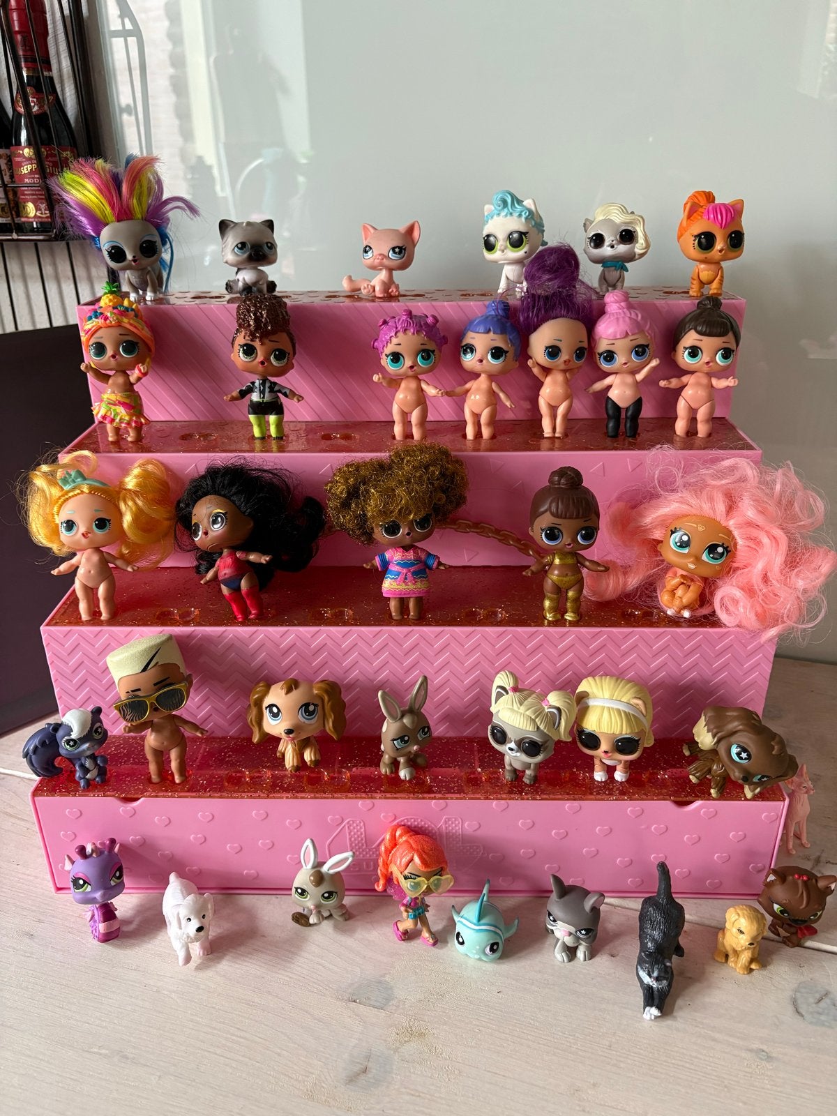 Grote LOL Surprise poppen en accessoires set met LOL huis!, Ophalen of Verzenden, Gebruikt, Overige typen