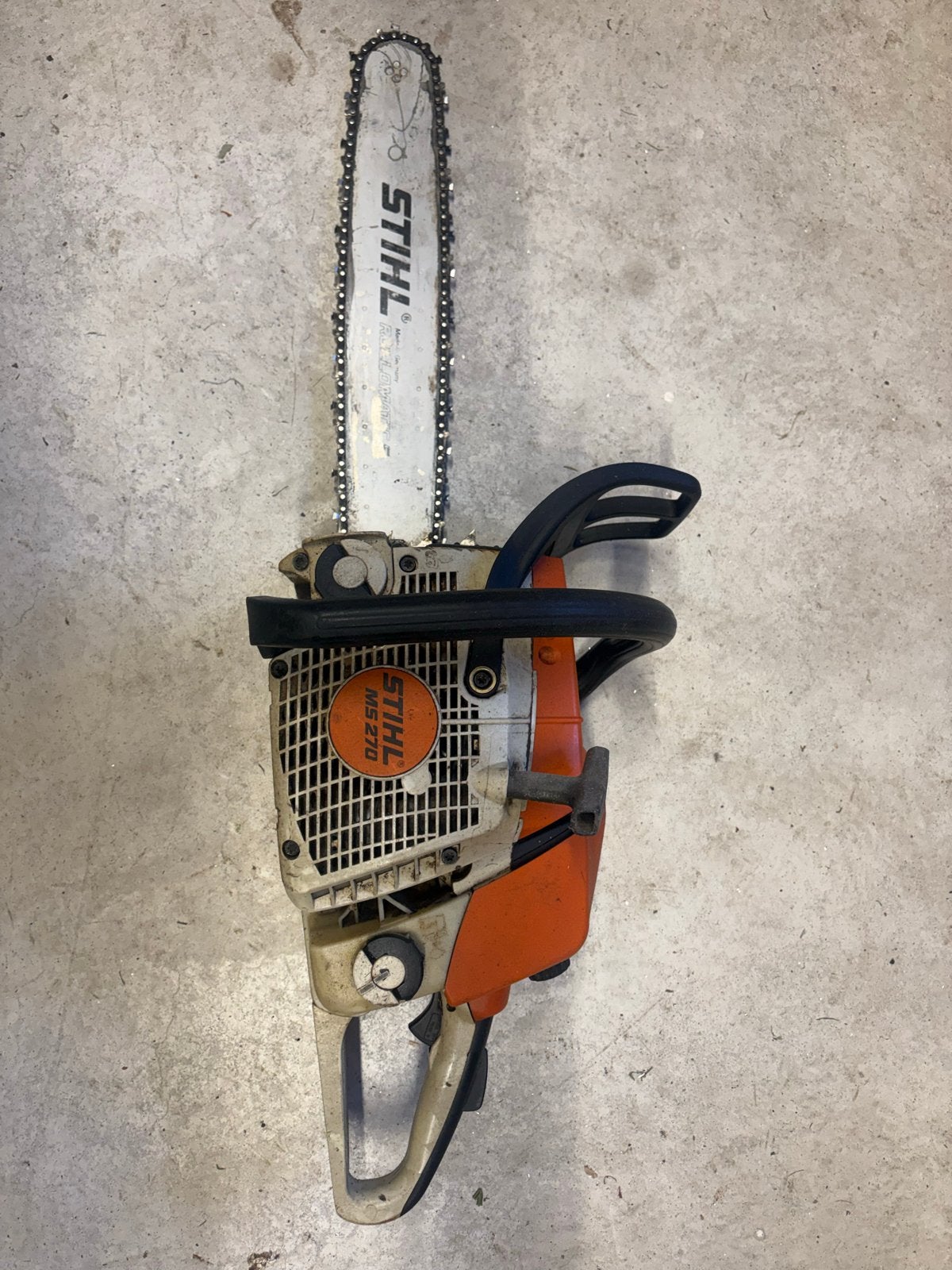 Stihl MS 270 Motorzaag, Doe-het-zelf en Verbouw, Gereedschap | Zaagmachines, Ophalen, Gebruikt, 70 mm of meer, Kettingzaag