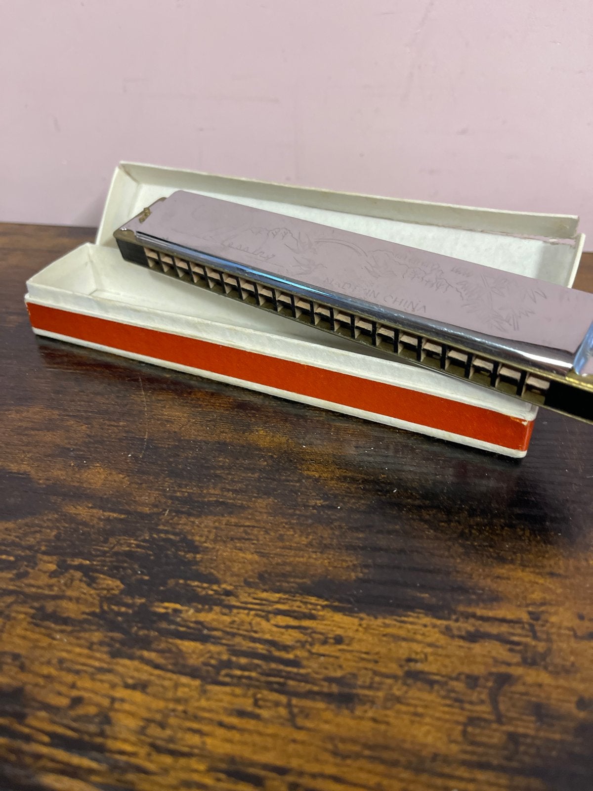 Blessing mondharmonica met doosje - Made in China, Ophalen of Verzenden
