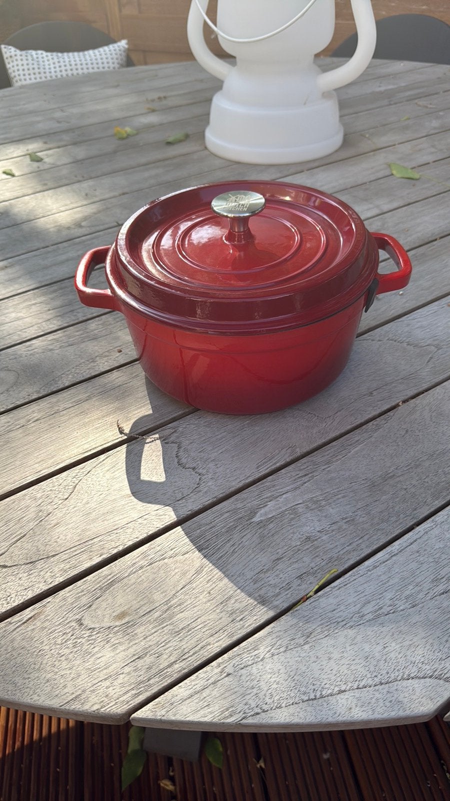Dutch kitchen gietijzeren pan roof mt 23 cm nieuw, Huis en Inrichting, Keuken | Potten en Pannen, Ophalen, Nieuw, Met handvatten