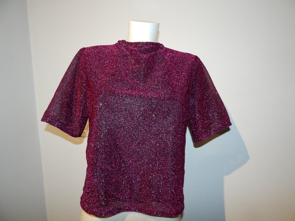 Studio Anneloes mooi glitter truitje roze paars S/M, Studio Anneloes, Verzenden, Paars, Zo goed als nieuw