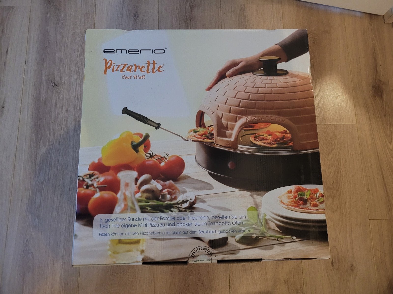 Emerio Pizzarette voor 6 personen - Nieuw in ongeopende doos, Ophalen of Verzenden, Nieuw, Overige merken, Pizzaoven