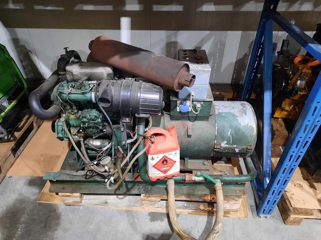Mitsubishi generator 7.5 kva, Ophalen, Gebruikt, Dieselmotor, 1800 rpm of meer