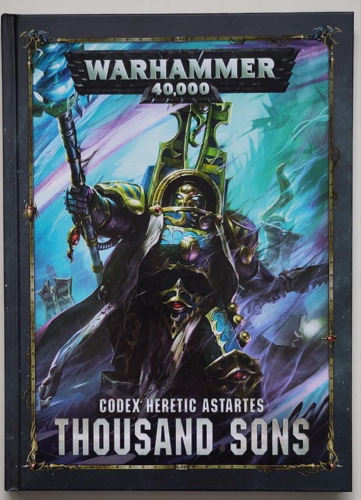 Warhammer 40.000 Codex Thousand Sons (2018) Hardcover, Ophalen of Verzenden, Zo goed als nieuw, Warhammer 40000, Boek of Catalogus
