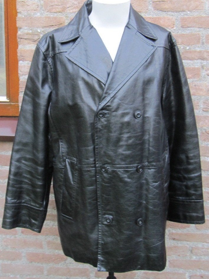 Mexx leren heren 3/4 jas maat XL zwart nieuwstaat, Mexx, Zwart, Maat 56/58 (XL), Ophalen of Verzenden