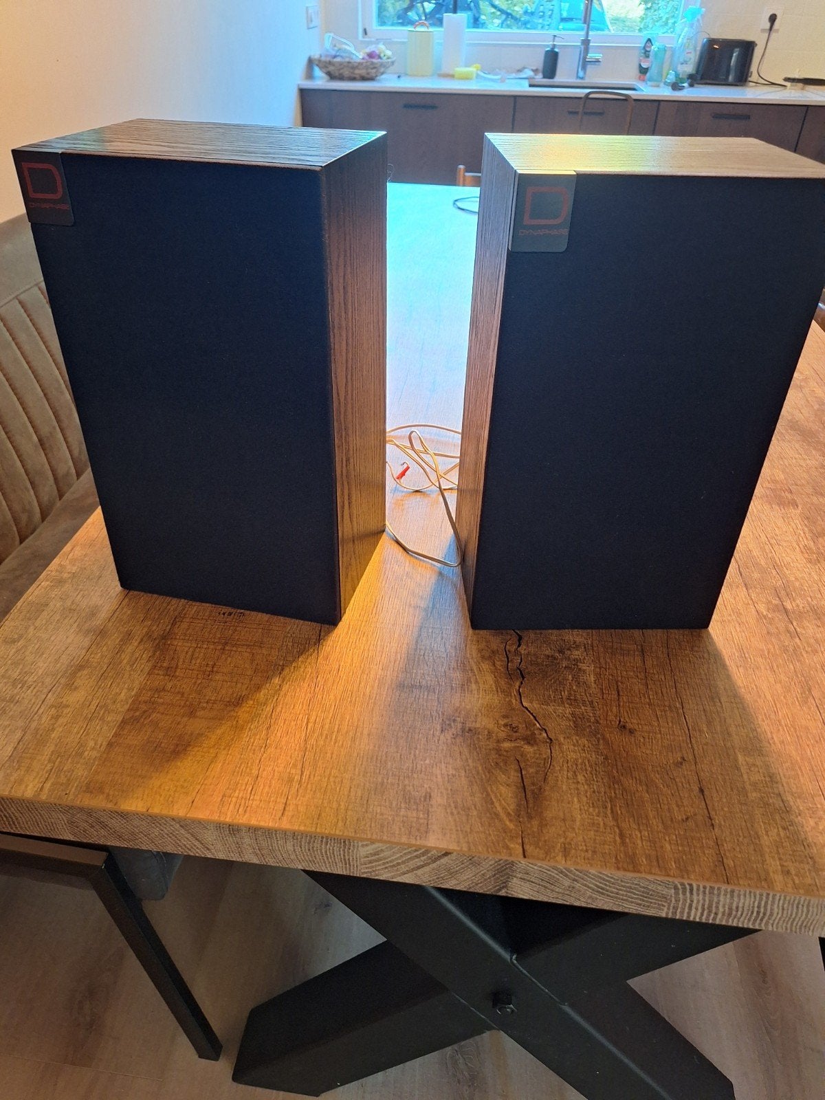 Wharfedale Dynaphase 3.2 Boekenplank Luidsprekers, Gebruikt, Inclusief kabels, Wharfedale, Ophalen of Verzenden