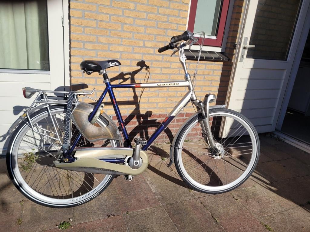 Herenfiets, Fietsen en Brommers, Fietsen | Heren | Herenfietsen, Ophalen of Verzenden, Gebruikt, Gazelle, Versnellingen
