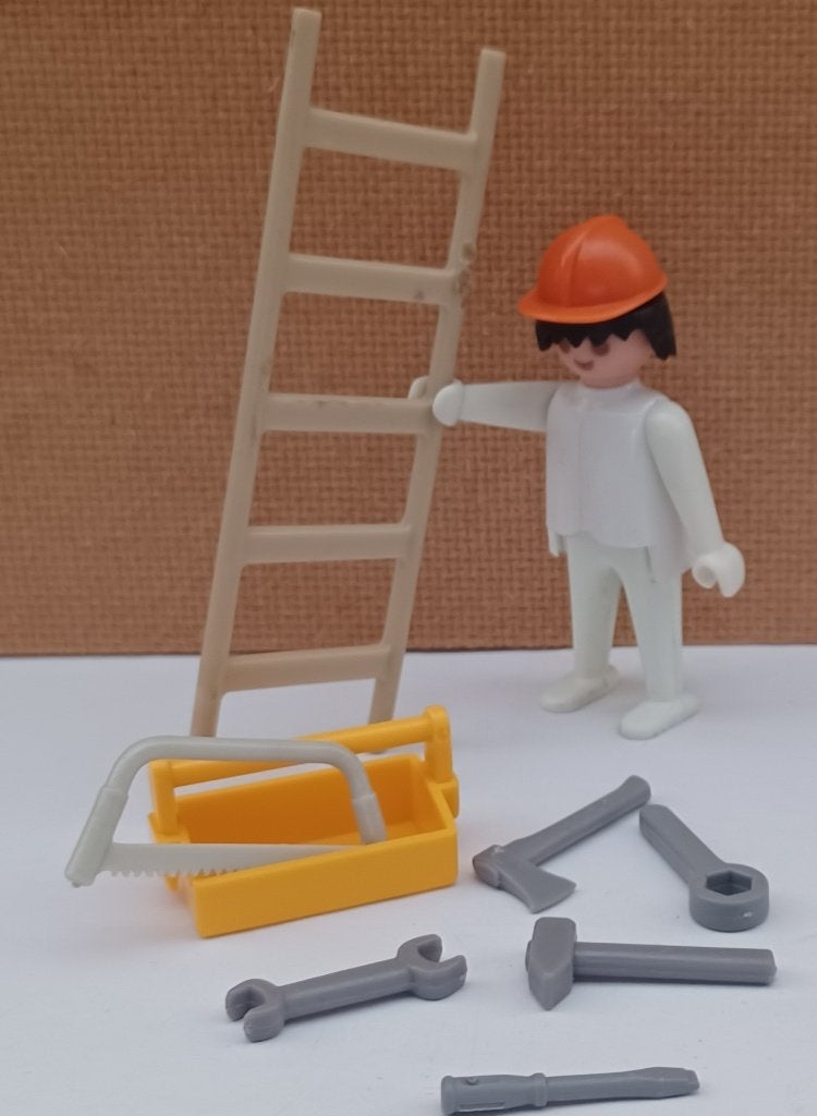 playmobil vintage werkman, Ophalen of Verzenden, Gebruikt, Complete set