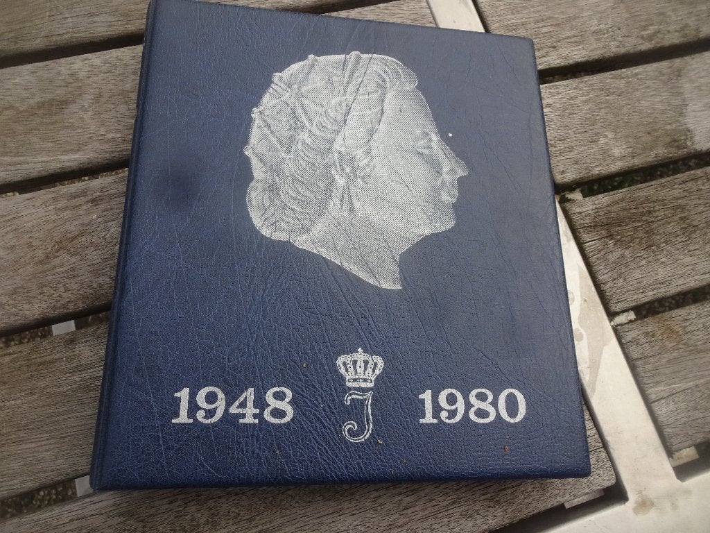 Juliana album 1948 - 1980 met munten, Ophalen of Verzenden, Koningin Juliana, Setje