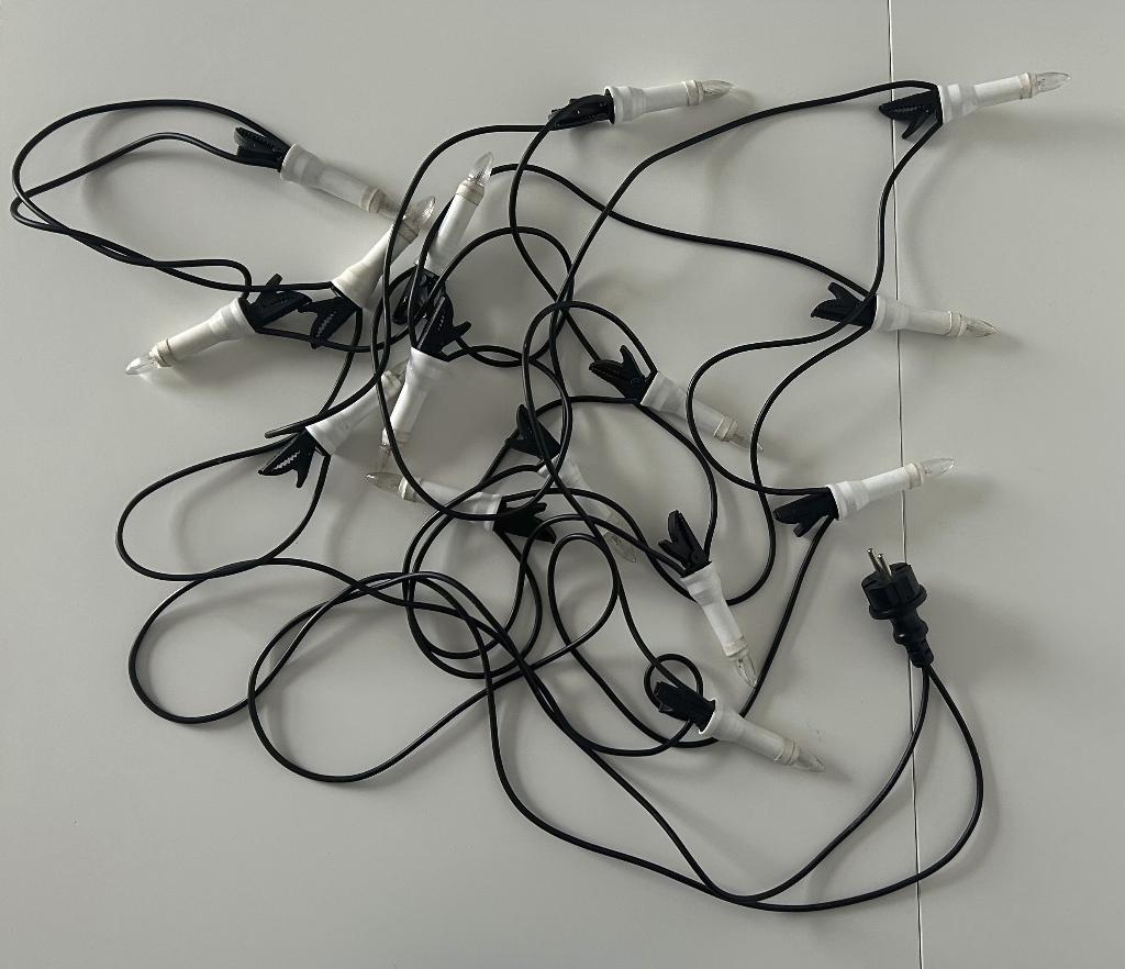 Kerstboomverlichting - 9cm lampjes, Diversen, Kerst, Gebruikt, Ophalen of Verzenden