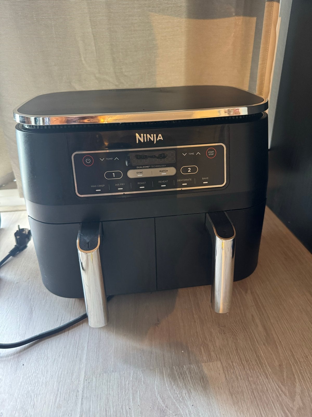 NINJA Foodi Dual Zone Airfryer AF300EU JM1, Ophalen, Zo goed als nieuw, Airfryer, 1500 gram of meer