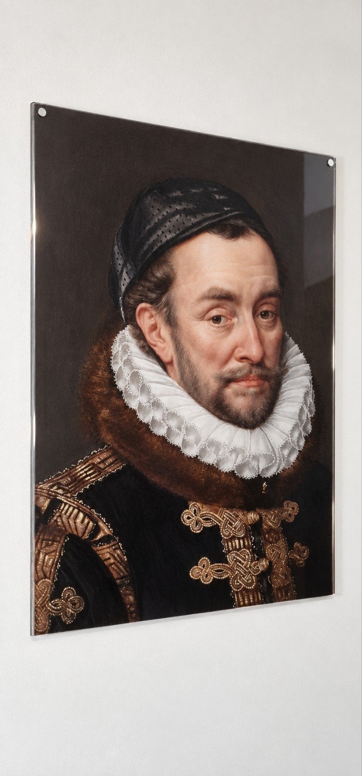 Plexiglas muurdecoratie Willem van Oranje 80x120 cm, Ophalen, 100 tot 125 cm, 75 – 100, Print