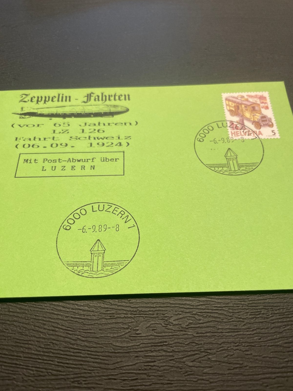 Set van 15 Zeppelin-Fahrten herdenkingsenveloppen, Verzenden, Beschreven, Europa
