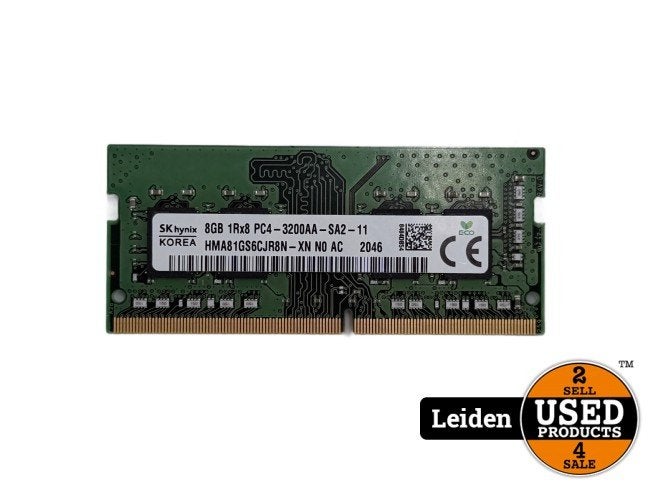 SK Hynix 8GB DDR4-3200 SO-DIMM, Flex Ltd., Zo goed als nieuw, https://flex.com/contact-us, Nobelstraat 10, 5807 GA Oostrum LB, Limburg, Nederland