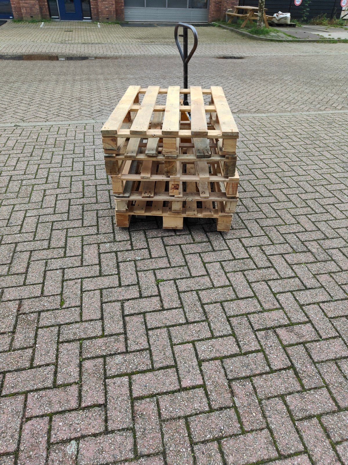 Houten pallets (stapel van 5), Ophalen, Gebruikt, Pallet
