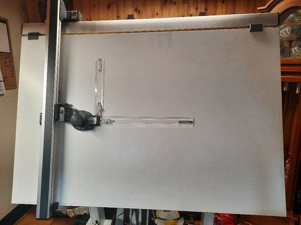 tekentafel, Ophalen, Gebruikt, 150 tot 170 cm