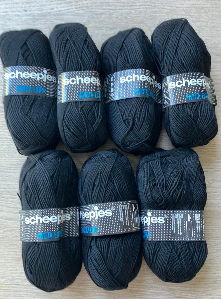 Scheepjes Invicta extra sokkenwol 50 gram, Ophalen of Verzenden, Zo goed als nieuw, Breien of Haken, Wol of Garen
