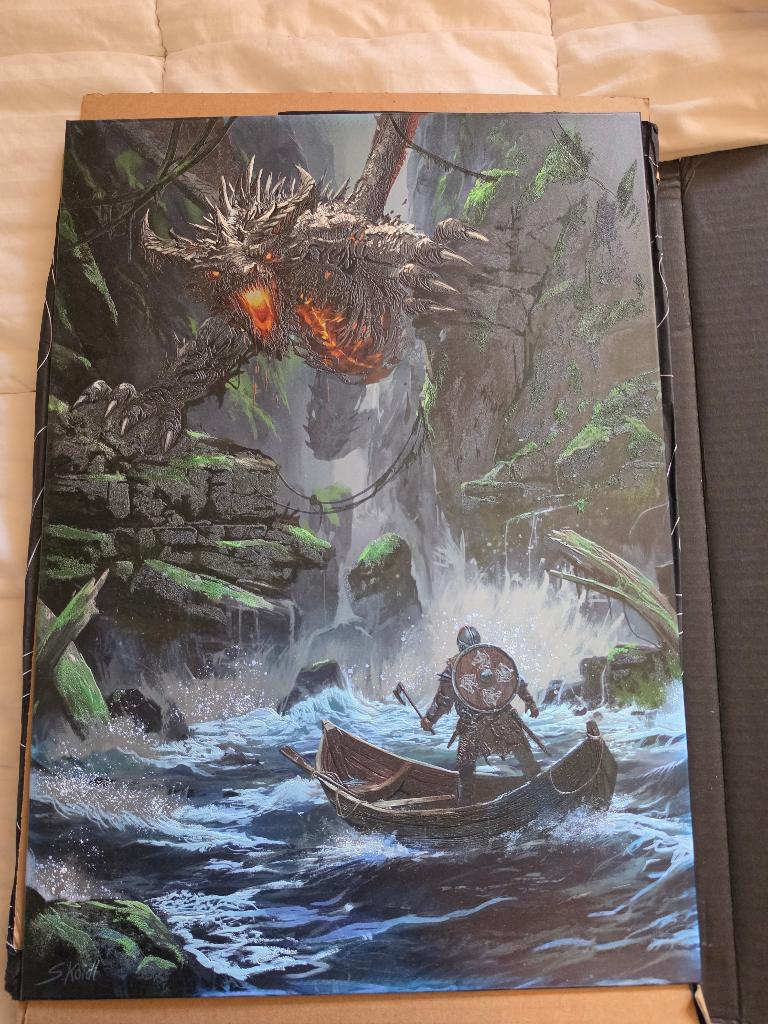 Dragon of the North - Limited Edition Displate, Ophalen of Verzenden