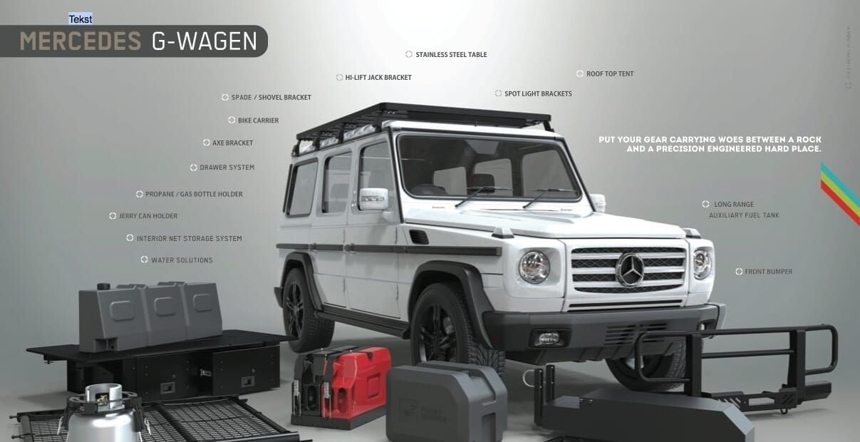 Front Runner Roof Rack Mercedes G SWB (1979-2011) Slimline I, -, Verzenden, -, Nieuw