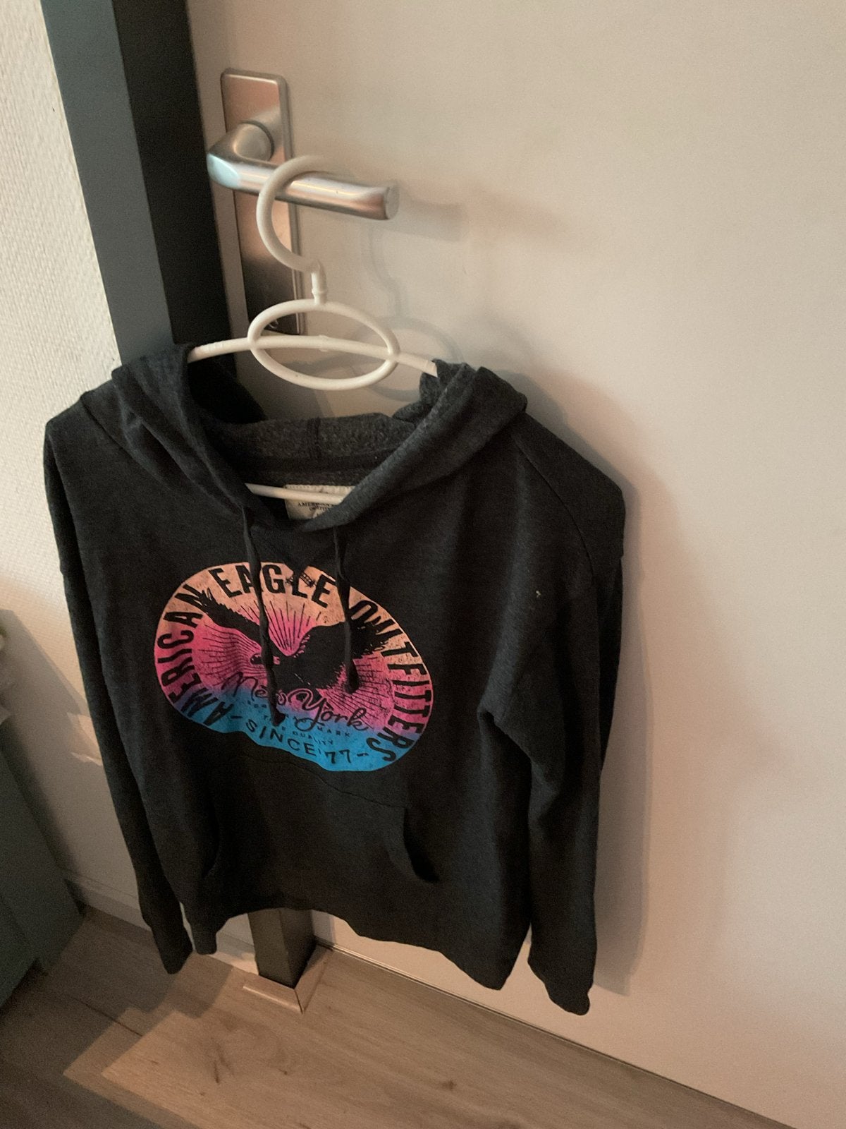 American Eagle Outfitters Hoodie Maat M, Ophalen of Verzenden, Gedragen, Maat 38/40 (M), Grijs