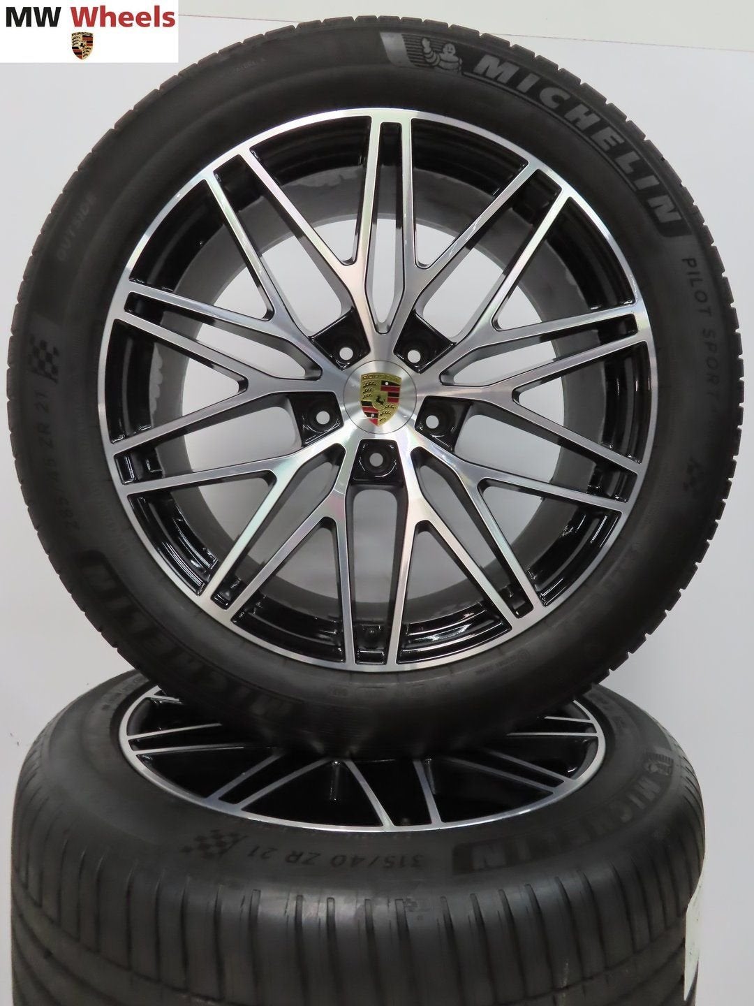 Porsche Cayenne 9Y SUV 2024 21 inch velgen met zomerbanden, Gebruikt, -, -, Banden en Velgen