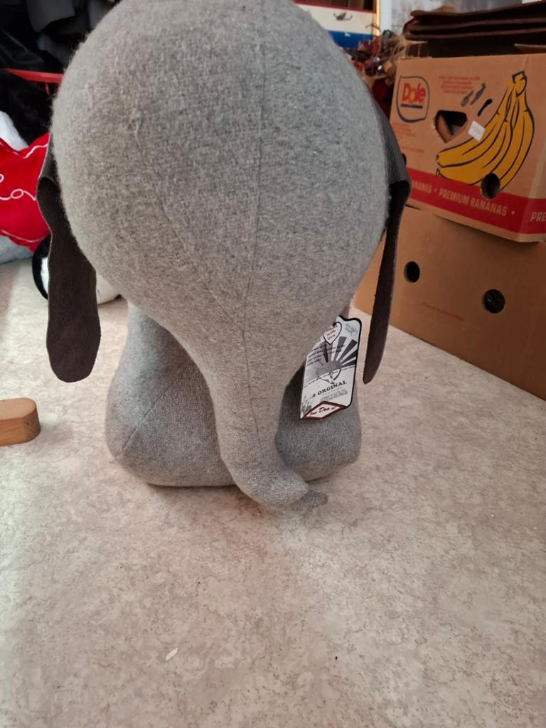 Originele "Made with Love" Olifant Deurstopper, Ophalen of Verzenden, Zo goed als nieuw, Jongen of Meisje