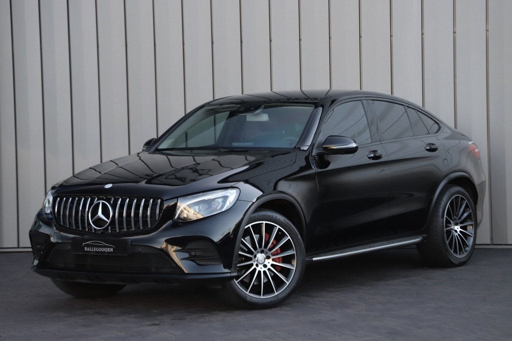 Mercedes-Benz GLC Coupé 220d AMG 4MATIC | 170PK | Luchtveri, Automaat, Gebruikt, Zwart, Leder