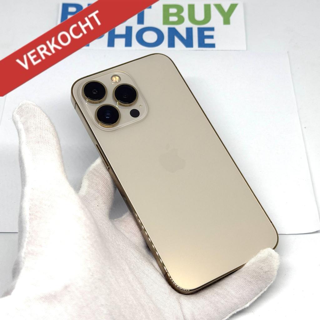 iPhone 13 Pro 128GB goud /zeer net /85% batt /garantie, 128 GB, Apple, IPhone 13 Pro, Zonder simlock