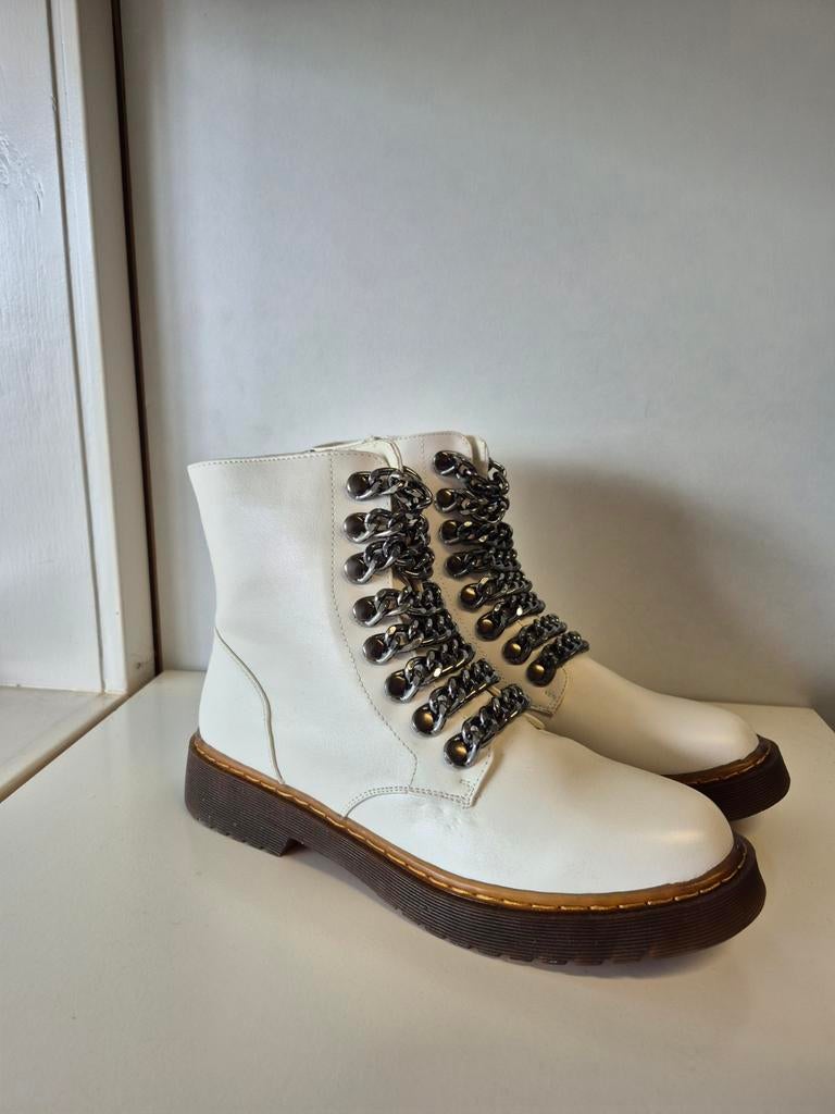 Nieuwe witte enkellaarsjes maat 40 van Claudia Ghizzani, Kleding | Dames, Schoenen, Claudia Ghizzani, Wit, Lage of Enkellaarzen