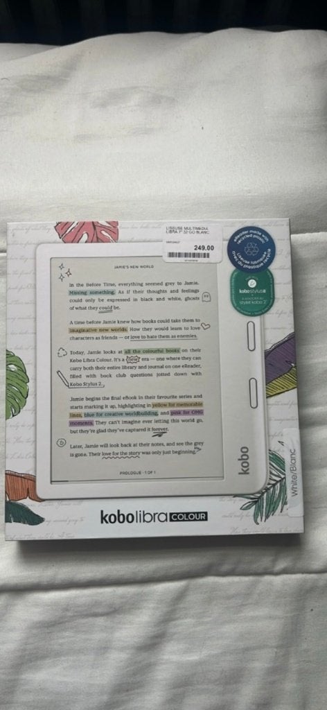 Kobo Libra Colour (wit), Computers en Software, E-readers, Ophalen of Verzenden, 7 inch, 16 GB of meer, Nieuw