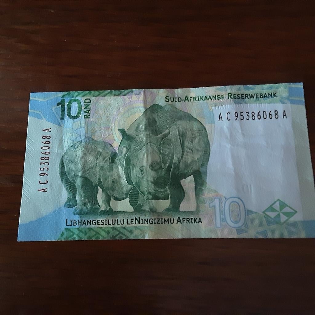 10 Rand Zuid-Afrika gebruik, Ophalen of Verzenden, Zuid-Afrika